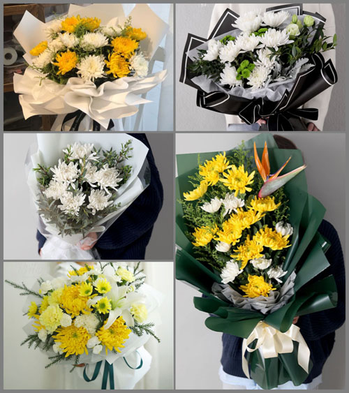 湖北咸宁市赤壁市中伙铺镇杨家岭村白事花束代送